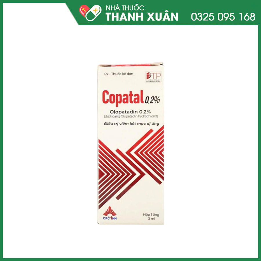 Copatal 0.2% giúp phòng ngừa và điều trị các triệu chứng và dấu hiệu ở mắt của bệnh viêm kết mạc dị ứng